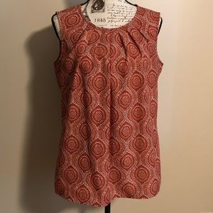 Merona sleeveless top, lg